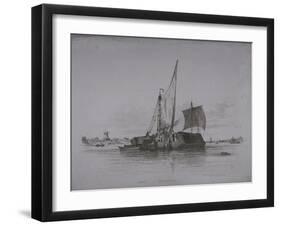 Views of the River Thames, 1829-Edward William Cooke-Framed Giclee Print