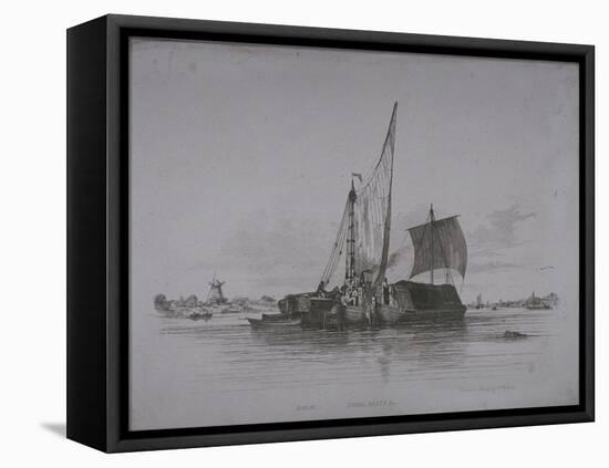 Views of the River Thames, 1829-Edward William Cooke-Framed Stretched Canvas