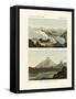 Views of the Sulphur Mountains in Iceland-null-Framed Stretched Canvas