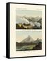 Views of the Sulphur Mountains in Iceland-null-Framed Stretched Canvas