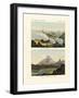 Views of the Sulphur Mountains in Iceland-null-Framed Giclee Print