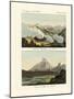 Views of the Sulphur Mountains in Iceland-null-Mounted Giclee Print