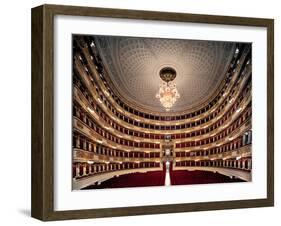 Views of the Teatro Alla Scala-Piermarini Giuseppe-Framed Photographic Print