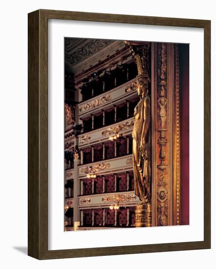 Views of the Teatro Alla Scala-Piermarini Giuseppe-Framed Photographic Print