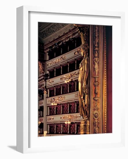 Views of the Teatro Alla Scala-Piermarini Giuseppe-Framed Photographic Print