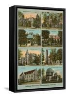 Views of the University, Bloomington, Indiana-null-Framed Stretched Canvas