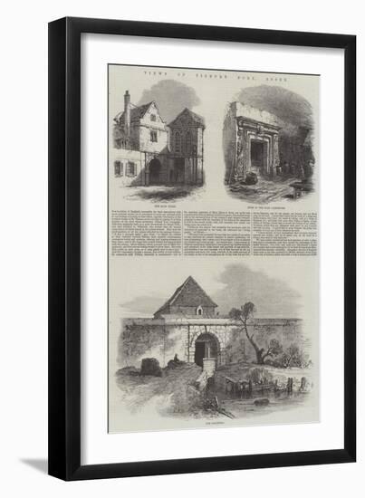 Views of Tilbury Fort, Essex-null-Framed Giclee Print
