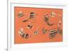 Views of Typewriter Parts-Found Image Press-Framed Giclee Print