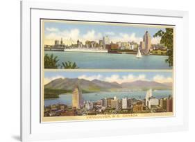 Views of Vancouver, British Columbia-null-Framed Premium Giclee Print