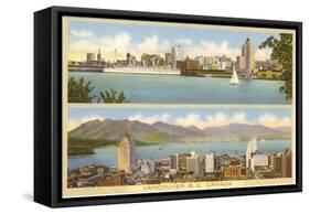 Views of Vancouver, British Columbia-null-Framed Stretched Canvas