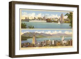 Views of Vancouver, British Columbia-null-Framed Art Print