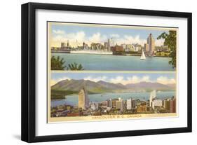 Views of Vancouver, British Columbia-null-Framed Art Print