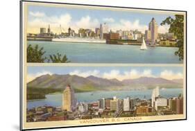 Views of Vancouver, British Columbia-null-Mounted Art Print