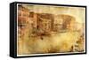 Views of Venice in Vintage Style-Timofeeva Maria-Framed Stretched Canvas