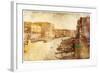 Views of Venice in Vintage Style-Timofeeva Maria-Framed Art Print