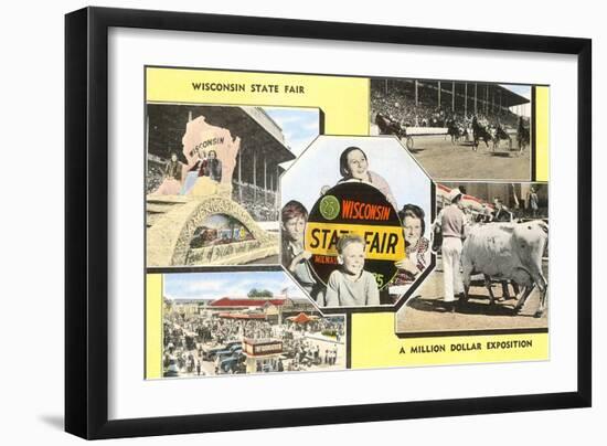 Views of Wisconsin State Fair-null-Framed Art Print
