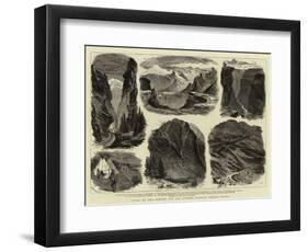 Views on the Denver and Rio Grande Railway, United States-null-Framed Premium Giclee Print