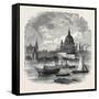 Views on the Embankment, London, 1870, UK-null-Framed Stretched Canvas