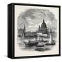 Views on the Embankment, London, 1870, UK-null-Framed Stretched Canvas