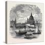 Views on the Embankment, London, 1870, UK-null-Stretched Canvas