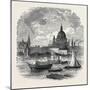 Views on the Embankment, London, 1870, UK-null-Mounted Giclee Print