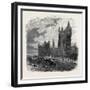 Views on the Embankment, Westminster, London, 1870, UK-null-Framed Giclee Print