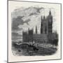 Views on the Embankment, Westminster, London, 1870, UK-null-Mounted Giclee Print