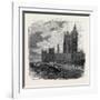 Views on the Embankment, Westminster, London, 1870, UK-null-Framed Giclee Print