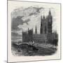 Views on the Embankment, Westminster, London, 1870, UK-null-Mounted Giclee Print