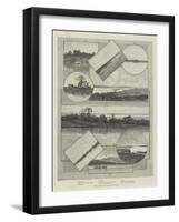 Views on the River Niger, West Africa-Charles Auguste Loye-Framed Giclee Print