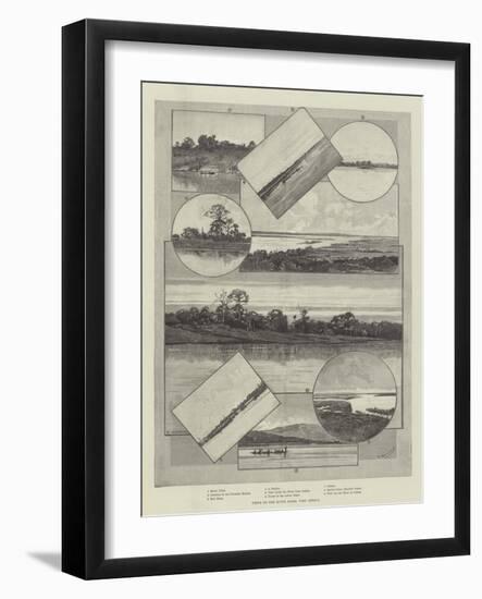 Views on the River Niger, West Africa-Charles Auguste Loye-Framed Giclee Print