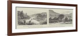 Views on the Route of the Projected Railway in the Blue Mountain District of New South Wales-null-Framed Giclee Print