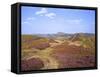 Views over Caradoc, Lawley and the Wrekin from the Long Mynd, Church Stretton Hills, Shropshire, En-Peter Barritt-Framed Stretched Canvas