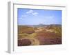 Views over Caradoc, Lawley and the Wrekin from the Long Mynd, Church Stretton Hills, Shropshire, En-Peter Barritt-Framed Premium Photographic Print