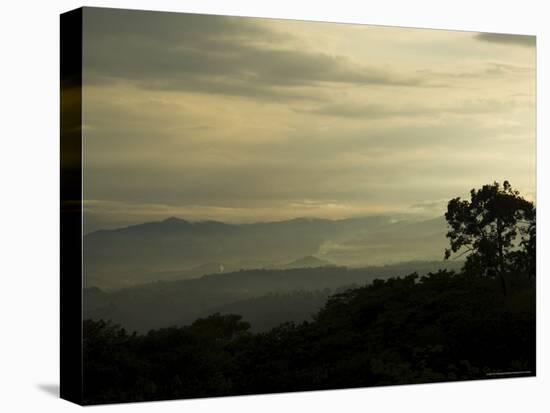 Views Over the Central Valley Near San Jose, Costa Rica, Central America-R H Productions-Stretched Canvas