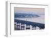 Views over the Thanlwin (Salween) River and Mawlamyine Bridge and Town, Mon, Myanmar (Burma)-Alex Robinson-Framed Photographic Print