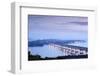 Views over the Thanlwin (Salween) River and Mawlamyine Bridge and Town, Mon, Myanmar (Burma)-Alex Robinson-Framed Photographic Print