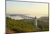 Views over the Thanlwin (Salween) River and Mawlamyine Bridge and Town, Mon, Myanmar (Burma)-Alex Robinson-Mounted Photographic Print