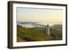 Views over the Thanlwin (Salween) River and Mawlamyine Bridge and Town, Mon, Myanmar (Burma)-Alex Robinson-Framed Photographic Print