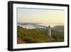 Views over the Thanlwin (Salween) River and Mawlamyine Bridge and Town, Mon, Myanmar (Burma)-Alex Robinson-Framed Photographic Print