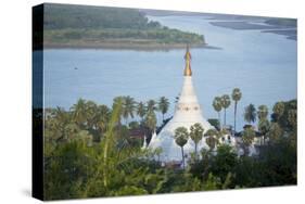 Views over the Thanlwin (Salween) River, Mawlamyine, Mon, Myanmar (Burma), Southeast Asia-Alex Robinson-Stretched Canvas