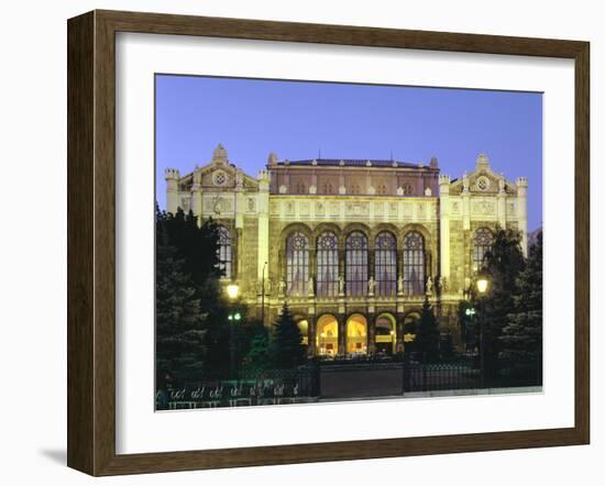 Vigado Concert Hall, Budapest, Hungary-Peter Thompson-Framed Photographic Print