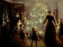 Silent Night, 1891-Viggo Johansen-Framed Stretched Canvas