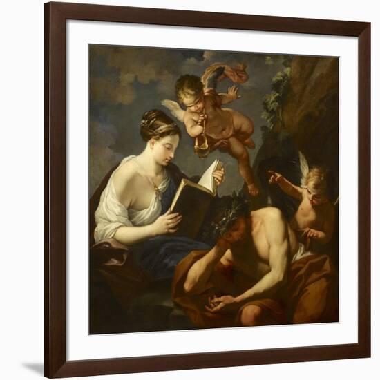 Vigilance and Love's Oblivion-Luigi Garzi-Framed Giclee Print