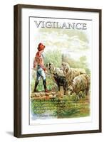 Vigilance-null-Framed Art Print