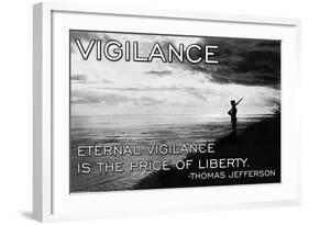 Vigilance-null-Framed Art Print