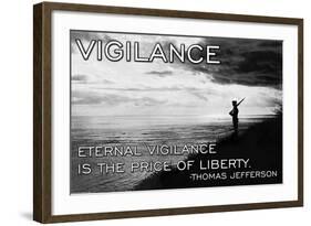 Vigilance-null-Framed Art Print