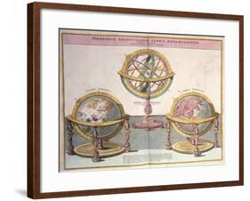 Vignettes of the World from Grosser Atlas, 1725-Johann Baptista Homann-Framed Giclee Print