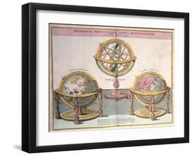 Vignettes of the World from Grosser Atlas, 1725-Johann Baptista Homann-Framed Giclee Print