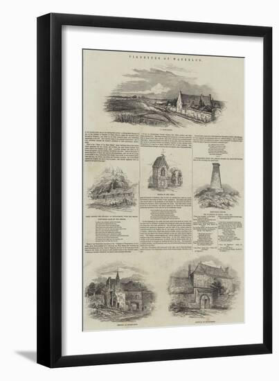 Vignettes of Waterloo-null-Framed Giclee Print
